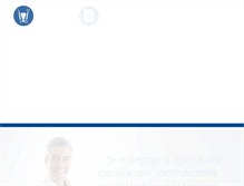 Tablet Screenshot of cliniquedentairevincentgiguere.com